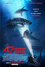 47 meters down