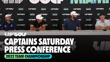 CAPTAINS SATURDAY PRESS CONFERENCE