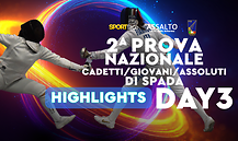 2^ Prova Nazionale Cadetti Giovani e Assoluti di Spada - Legnano 2026 - Day 3 Highlights