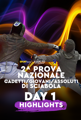 2^ Prova Nazionale Cadetti Giovani e Assoluti di Sciabola - Foggia 2026 - Day 1 - Highlights