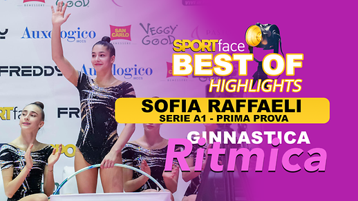 Sofia Raffaeli, l'esercizio al cerchio a Chieti