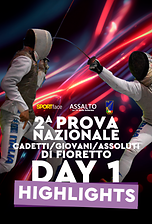 2^ Prova Nazionale Cadetti Giovani e Assoluti di Fioretto - Brescia 2026 - Day 1 - Highlights