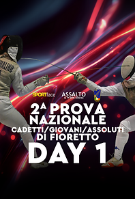 2^ Prova Nazionale Cadetti Giovani e Assoluti di Fioretto - Brescia 2026 - Day 1