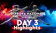  Prima Prova Nazionale Cedetti/Giovani/Assoluti di Sciabola - Carrara 2025 - Highlights Day 3