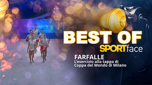 Farfalle - l'esercizio alla tappa di Coppa del Mondo di Milano