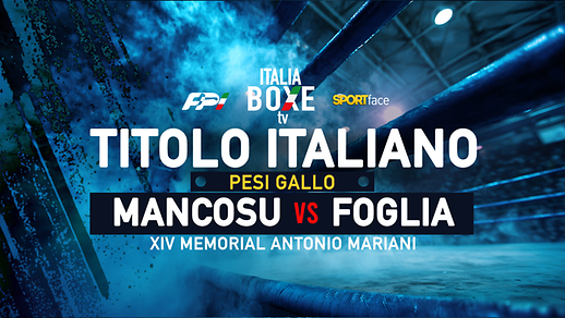 Titolo Italiano Pesi Gallo 2026 - Mancosu vs Foglia