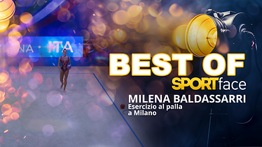 Milena Baldassarri - esercizio alla palla a Milano