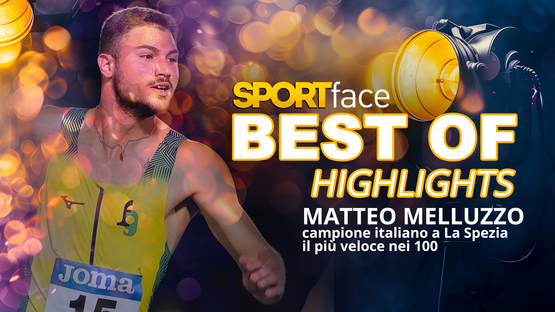Matteo Melluzzo - Campione Italiano 100 metri