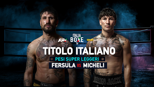 Titolo Italiano Pesi Superleggeri 2026