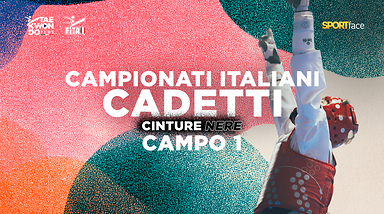Campionati Italiani Cadetti - Cinture Nere - Qualifiche - 2026 - Campo 1