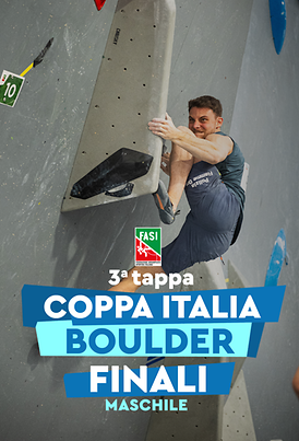III Tappa Coppa Italia - Finale Maschile Boulder - 2026