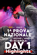 Prima Prova Nazionale Cedetti/Giovani/Assoluti di Sciabola - Carrara 2025 - Highlights Day 1