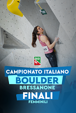 Campionato Italiano Boulder - Finale Femminile - Bressanone 2026