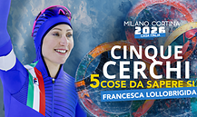 Cinque Cerchi - Milano Cortina - Francesca Lollobrigida