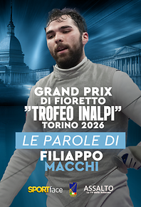 Le parole di Filippo Macchi al GP di fioretto "Trofeo Inalpi" Torino 2026