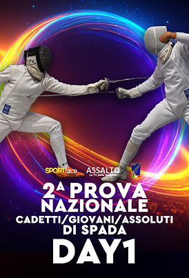 2^ Prova Nazionale Cadetti Giovani e Assoluti di Spada - Legnano 2026 - Day 1