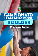 Campionato Italiano Assoluto Boulder 2025 - Roma