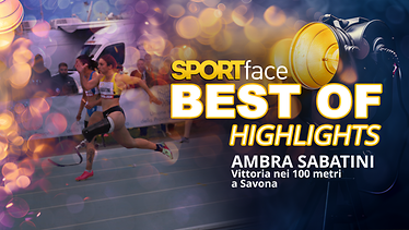 Ambra Sabatini - Vittoria nei 100 metri a Savona