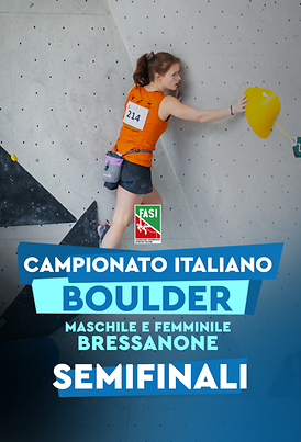 Campionato Italiano Boulder - Semifinali - Maschili e Femminili - Bressanone 2026