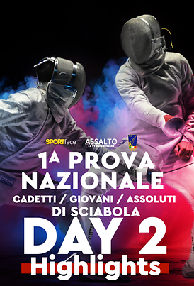  Prima Prova Nazionale Cedetti/Giovani/Assoluti di Sciabola - Carrara 2025 - Highlights Day 2