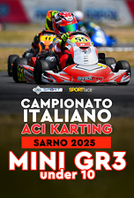 Campionato Italiano Aci Karting - MINI GR3 Under 10 Finali - Sarno 2025