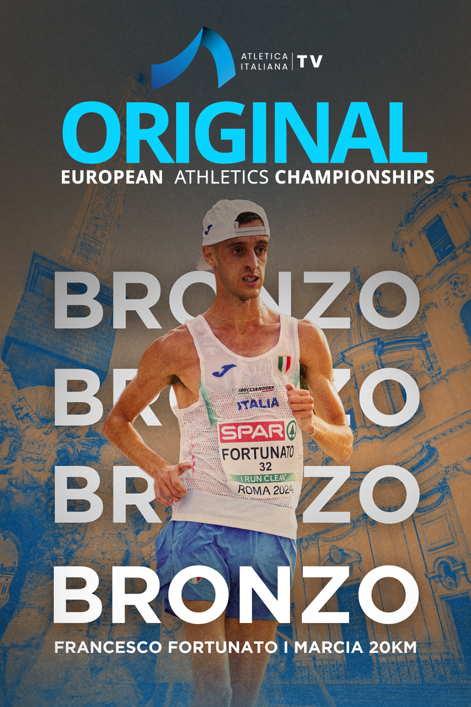 Francesco Fortunato - Bronzo marcia 20km