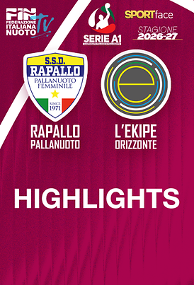 Water Polo - Serie A1 - Stagione 2026/27 - Rapallo Vs L'Ekipe Orizzonte - Highlights