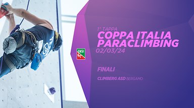 I Tappa Coppa Italia Paraclimbing Finali