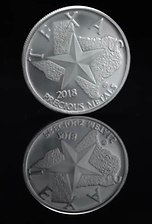 2018 Texas Silver Round by The Texas Mint