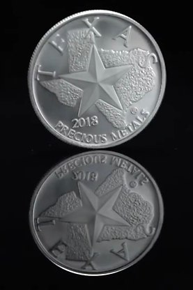 2018 Texas Silver Round by The Texas Mint