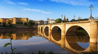 Logroño, ciudad en el aire