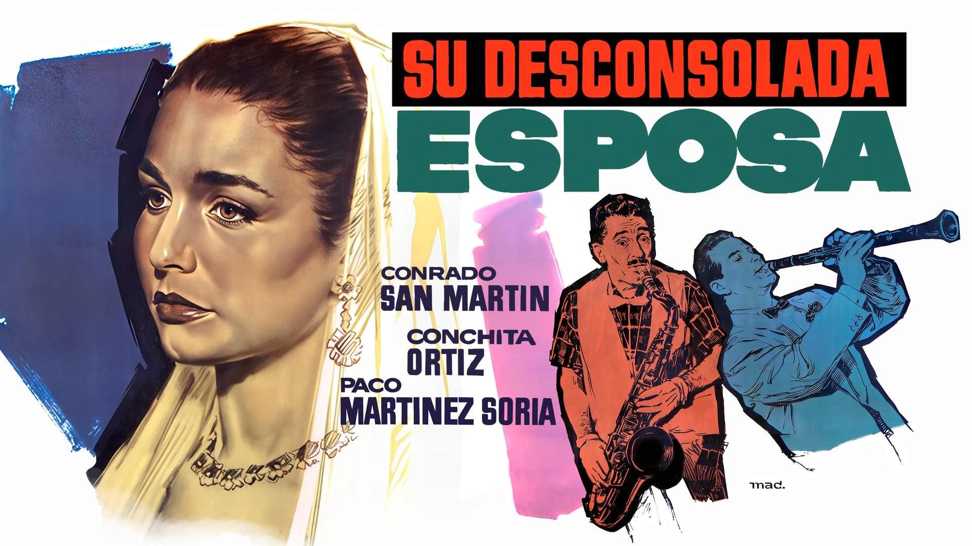 Su desconsolada esposa