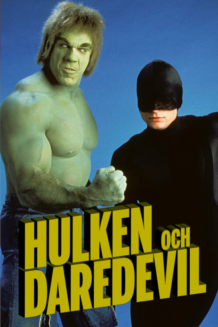 Affisch: Hulken och Daredevil
