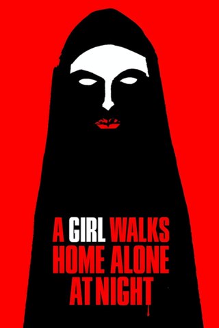 Affisch: A Girl Walks Home Alone at Night