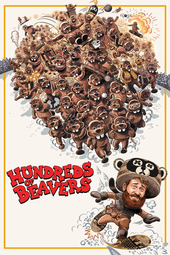 Affisch: Hundreds of Beavers